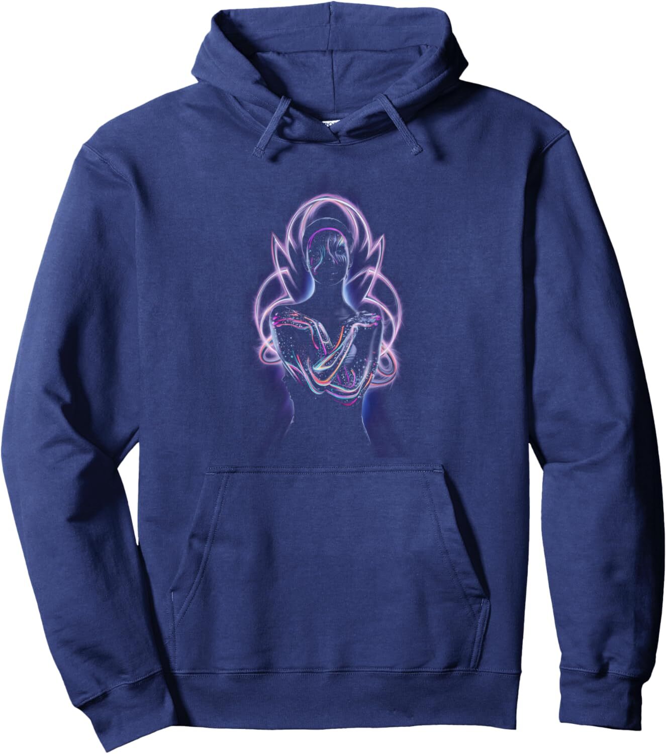 Hoodie for Mens Womens Fantasy Art Unique Mystical Woman with Abstract Colors Pullover Hoodie Graphic Hoodies sweatshirt
