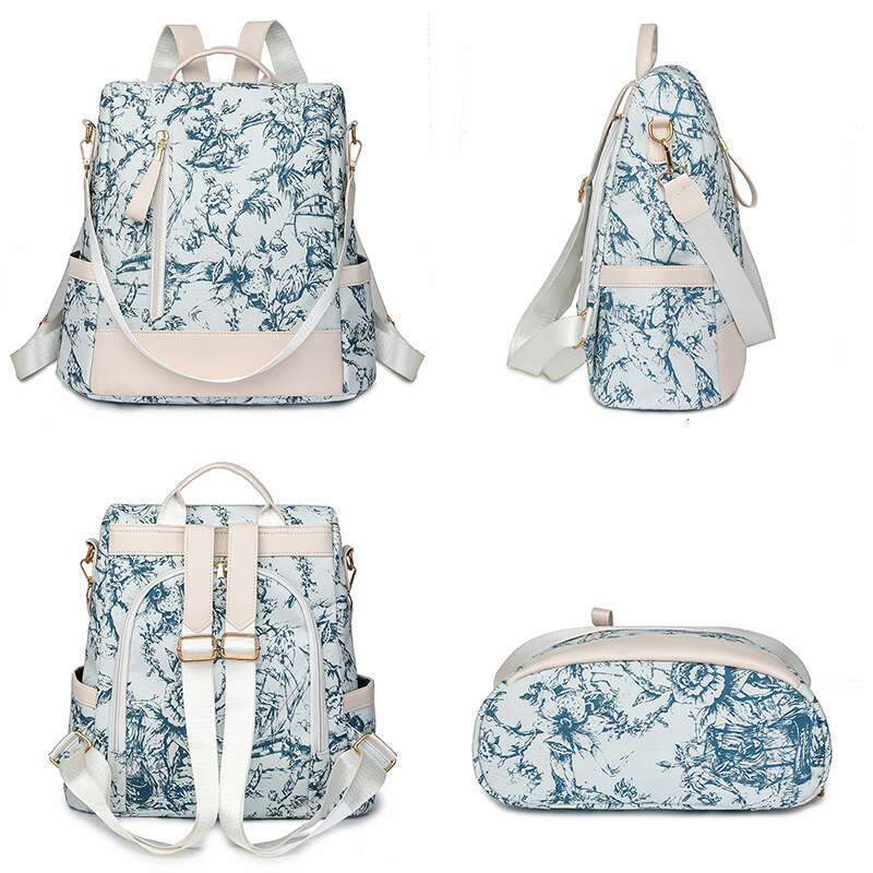 2025 Women's Anti Theft Backpack Wash Leather School Bookbags For Girls Bagpack Large Capacity Designer Travel Rucack Mochilas
