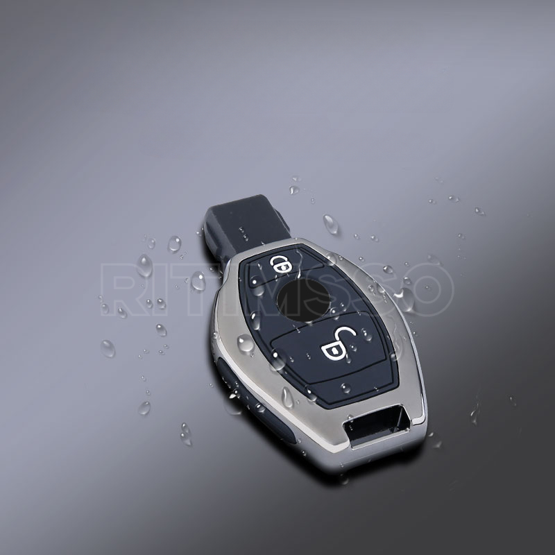 2/3 Buttons Car Remote Key Case Cover Shell Fob for Mercedes Benz A B G R Class GLA GLK W176 W204 W251 W463 CAR Accessories 3c9ab