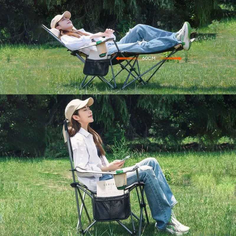 Portab folding cam lounge chair adjustable 2-in-1 lounge chair Rovab outdoor chair travel picnic lounge chairW241111