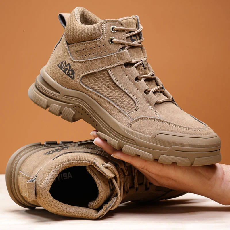 work shoes men Smashproof staroof Wearresistant comfortable steel toe safety 241112