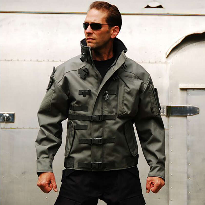 High Quality Military Tactical Jacket Men Waterproof Wear-resistant Multi-pocket Bomber Jackets Outdoor Hiking Windproof Coat