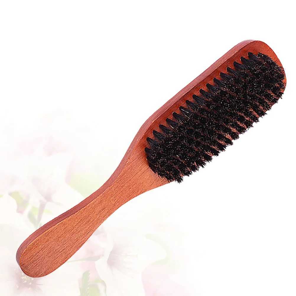 Smooth back hair brush hair comb beauty tool bristle wood smooth W241112