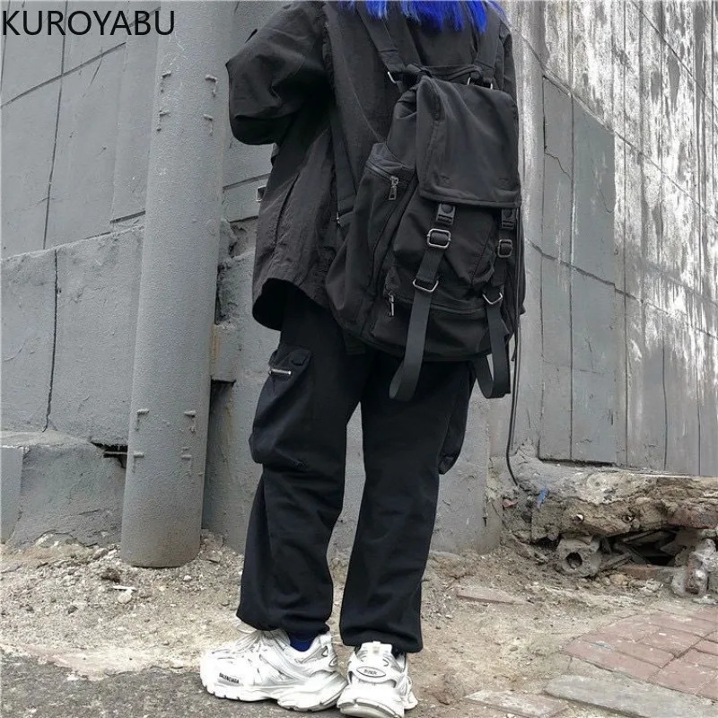 Black Womens Backpack Fashion Womens Backpack Waterproof Large Capacity School Bag Teen Student Y2k Shoulder Bag 241111