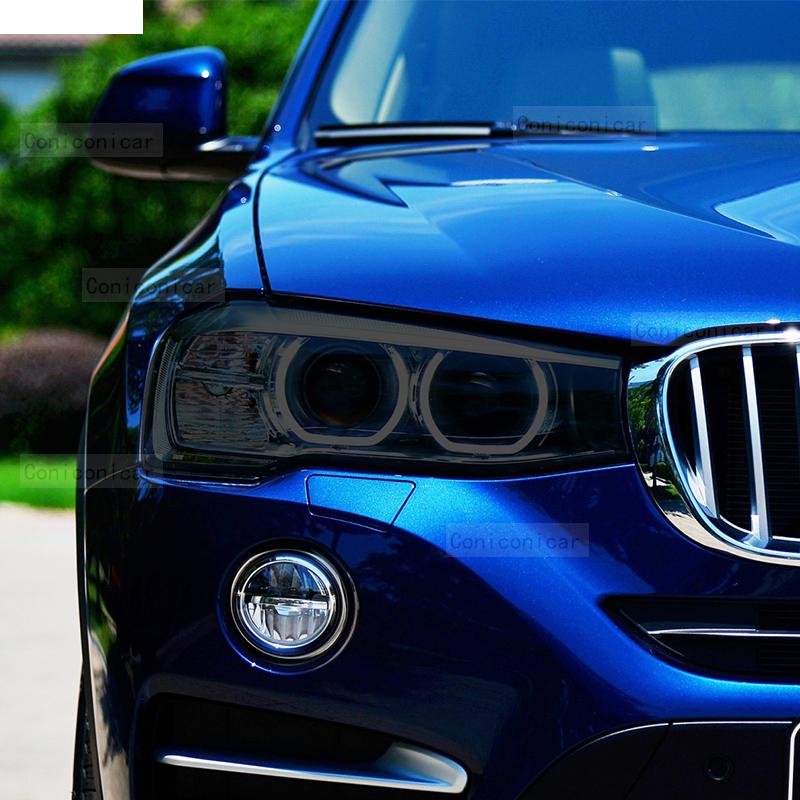 For X4 F26 2014-2018 Car Exterior Headlight Anti-scratch Front Lamp Tint TPU Protective Film Repair Accessories Sticker