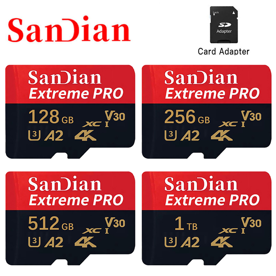High Speed 1TB Micro Sd Card Micro TF Card 512GB Class10 256GB TF Flash Memory Card 128GB MINI SD CARD For PHONE/camera/PC