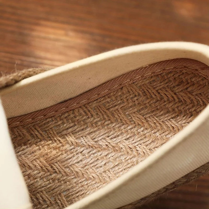 womens patch work canvas linen sailcloth canvas sports shoes 241111