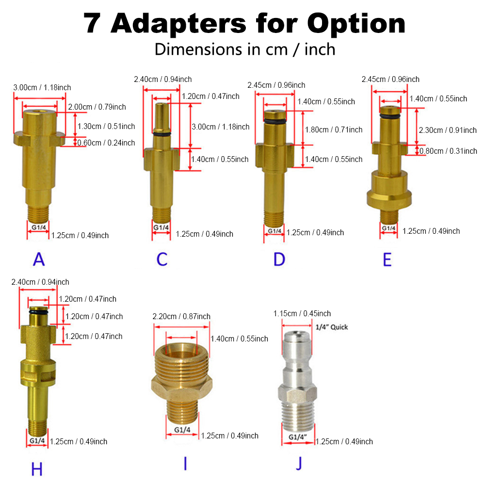 Generator Car Wash Water Gun For Karcher Kranzle Interskol Elitech Huter Cleaning Tool High Pressure Washer Foam Lance