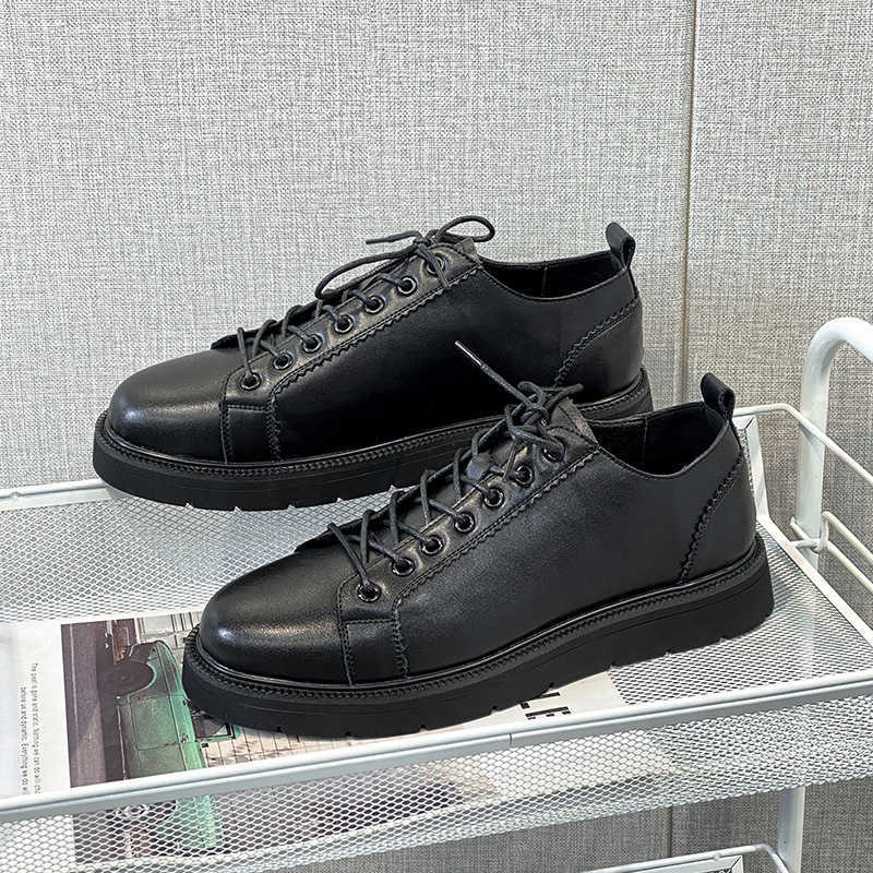 Men Dress Shoes Mens Shoes New Fashion Shoes Casual Shoes Leather Shoes Mens Korean Spring Martin Boots 241009