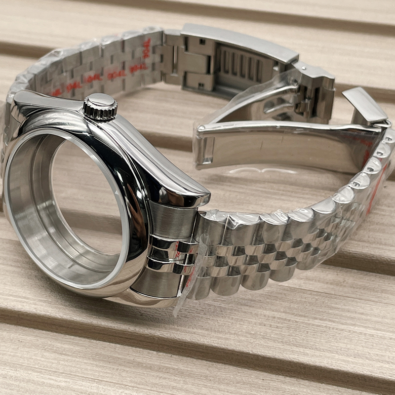 41mm Oyster Watch NH35 Case FIT for 30-31.5mm Dial nh35 Movement Sapphire glass Crystal waterproof Watch Case