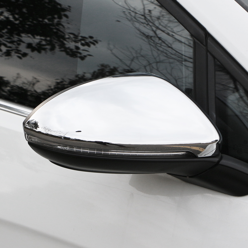 2Pcs Car Side Rearview Mirror Cover Protector Sticker Trim for VW Golf 7.5 GTI 7 7R Accessories