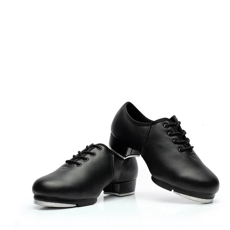 Sports dance shoes adult and childrens performance tap dance shoes soft soled natural leather shoes step sports shoes dance shoes 241111