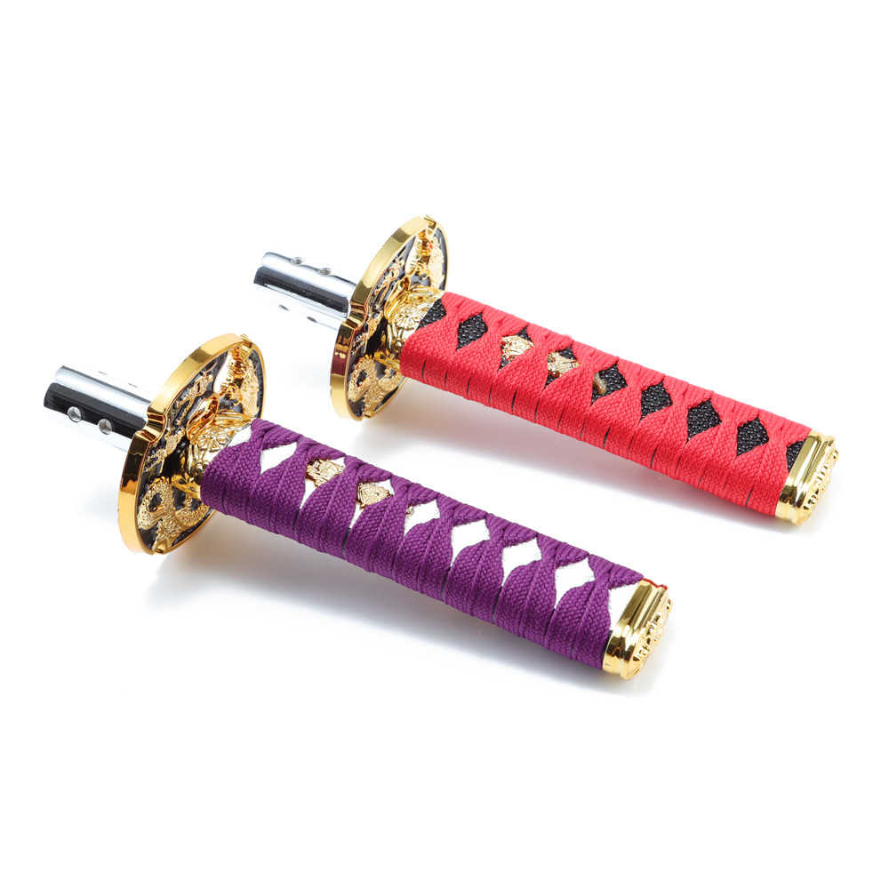 Universal 150MM JDM Style Katana Samurai Sword Shift Knob Shifter With Adapters Gear Shift knob car accessories fd205