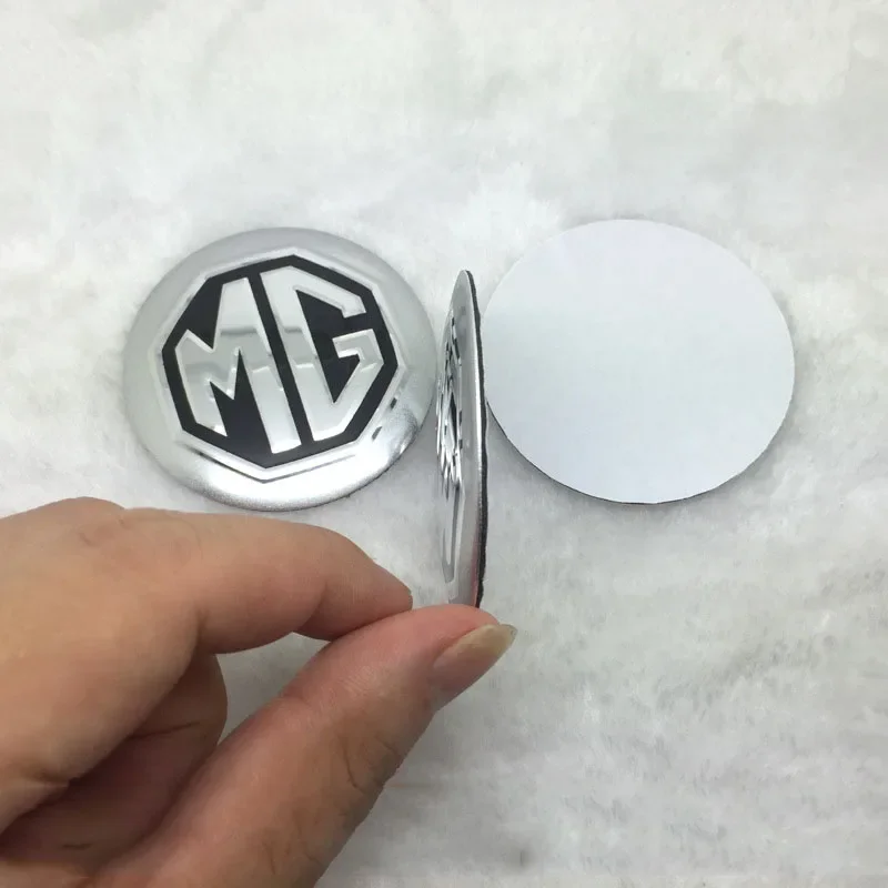 4pcs Car Accessories Wheel Center Emblem Decal Rim Hub Caps Stickers Styling For for MG 5 6 7 GS TF ZR ZS EZS Morris 3