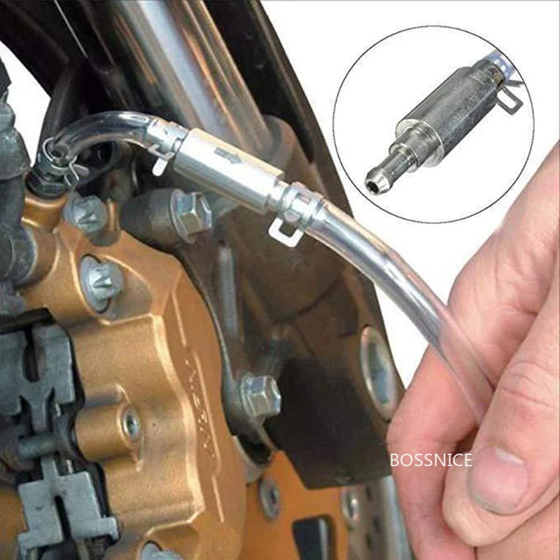 Universal Car Hydraulic Brake Drain Clutch Tool Aluminum + Rubber Replacement Adapter Hose Kit Oil Pump Drain Hot Sale