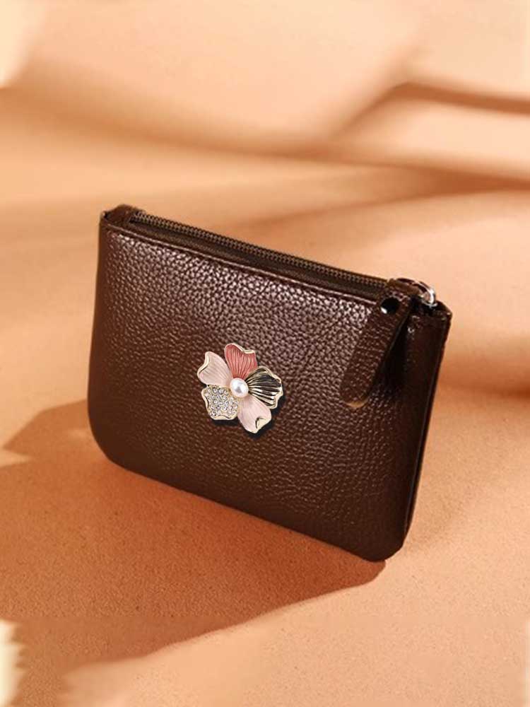 Women's Key Wallets - PU Quality Scratch-Free Design Modernism Luminous Sphere Decor e18ab