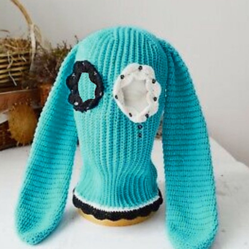 Halloween Long BunnyEar Hat BunnyBalaclavas Rabbit Ears Balaclavas Drop Shipping