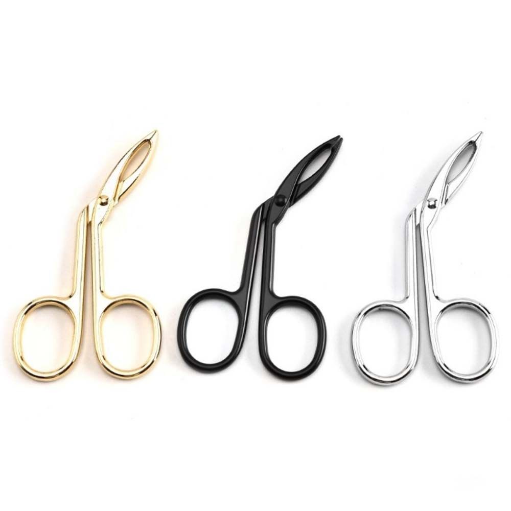 Accessories Makeup Beauty Tools Elbow Eyebrow Plucking Eyebrow Pliers Clip Scissors Tweezers Hairs Puller smile