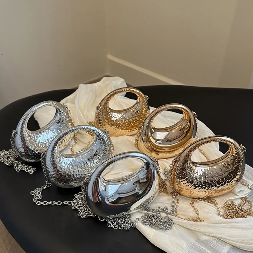 Mini Acrylic Clip Bag Party Evening Bags for Women Small Shell Handbag Coin Lipstick Purses Shoulder Crossbody Bag Clutch 241112