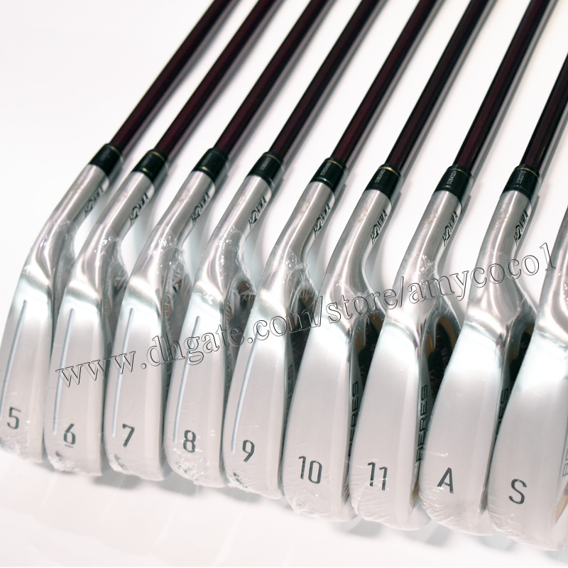 Golf Clubs HONMA S-08 Complete Set of Clubs Women BERES 11.5 Golf Driver wood Irons Putter Girl Golf Set L Flex Graphite Shaft Golf Full Set Free Ship