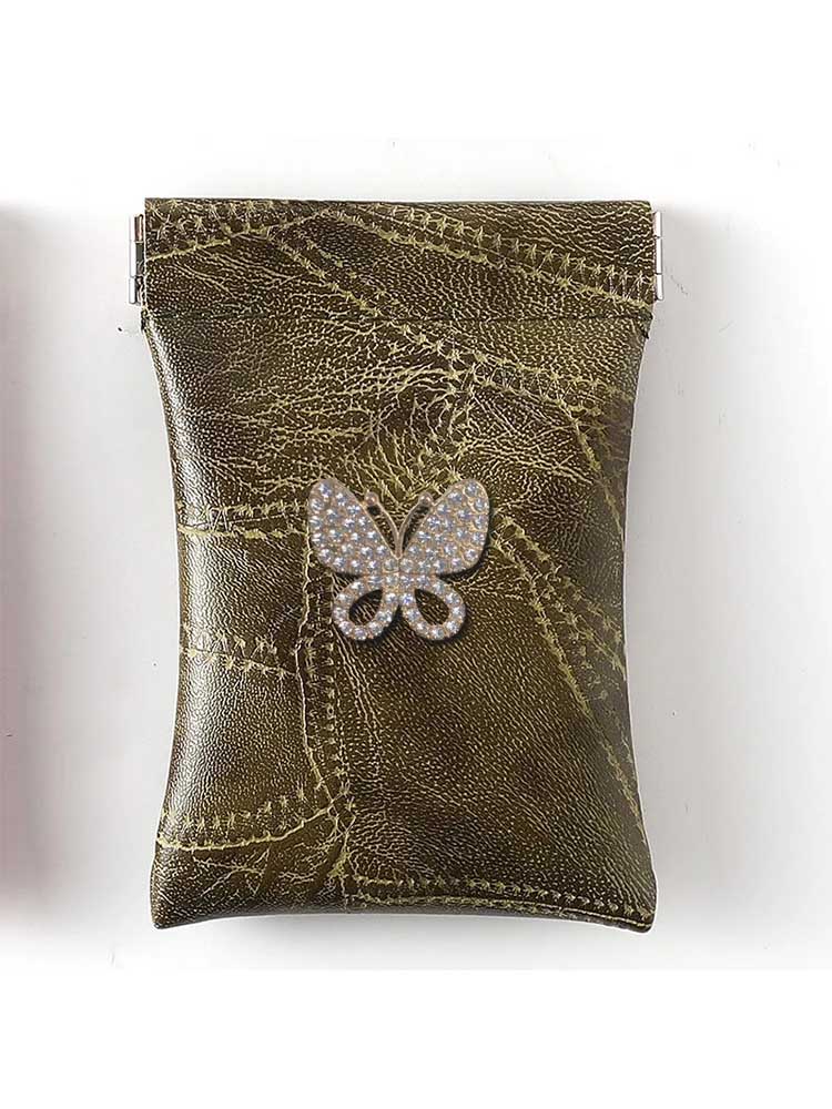 Key Wallets PU - Strong & Dependable for Women Decor Multilayered Realism with Pearls b77f5