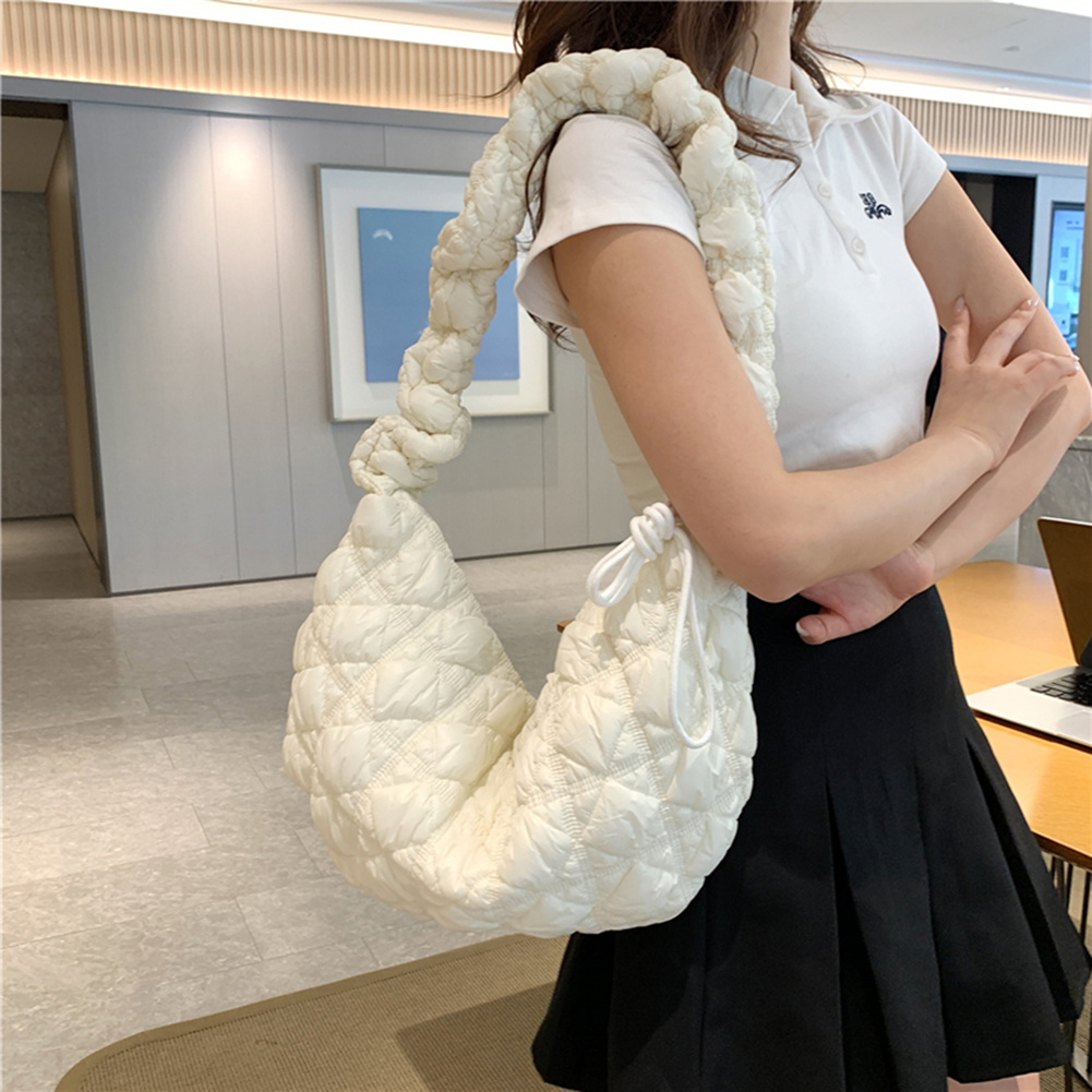 Quilted Padded Crossbody Bag for Women Pleated Bubbles Cloud Shoulder Bags Large Tote Bucket Designer Hobos Bag Shopping Handbag