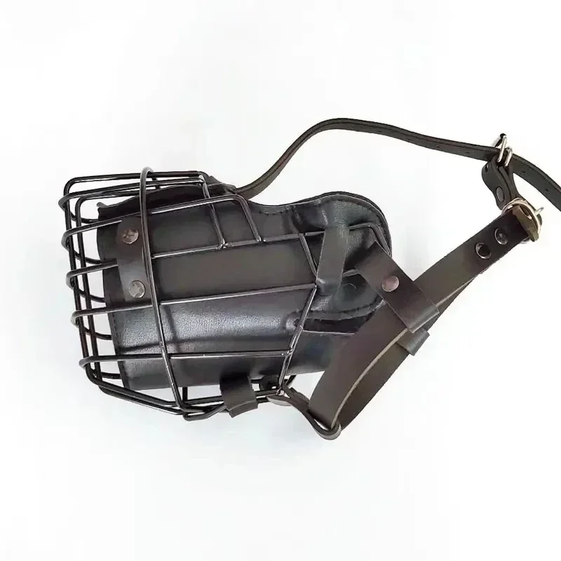 Anti-Bite Dog Training Mouth Cage Mask Dog Tactical Impact Metal Muzzle for German Shepherd Doberman Rottweiler Sniffer Dog