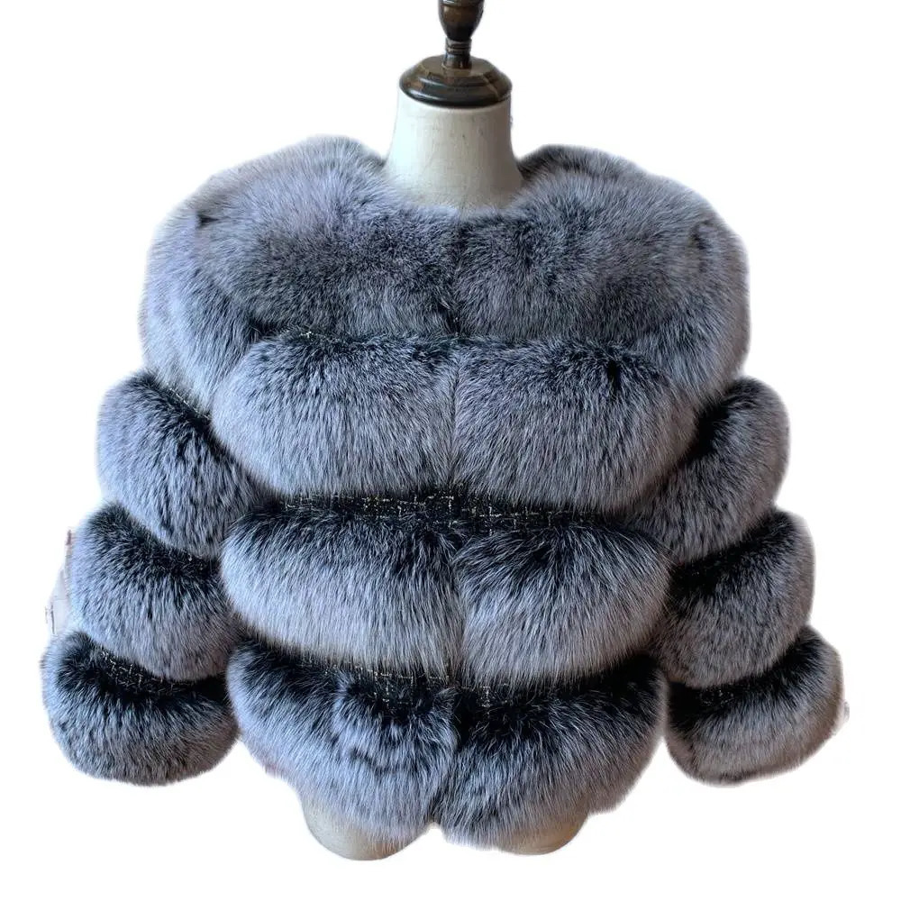 2023 Arrival Fur Coat Real Winter Female Natural Jackets Ladies Genuine Oversize Fashion 241112