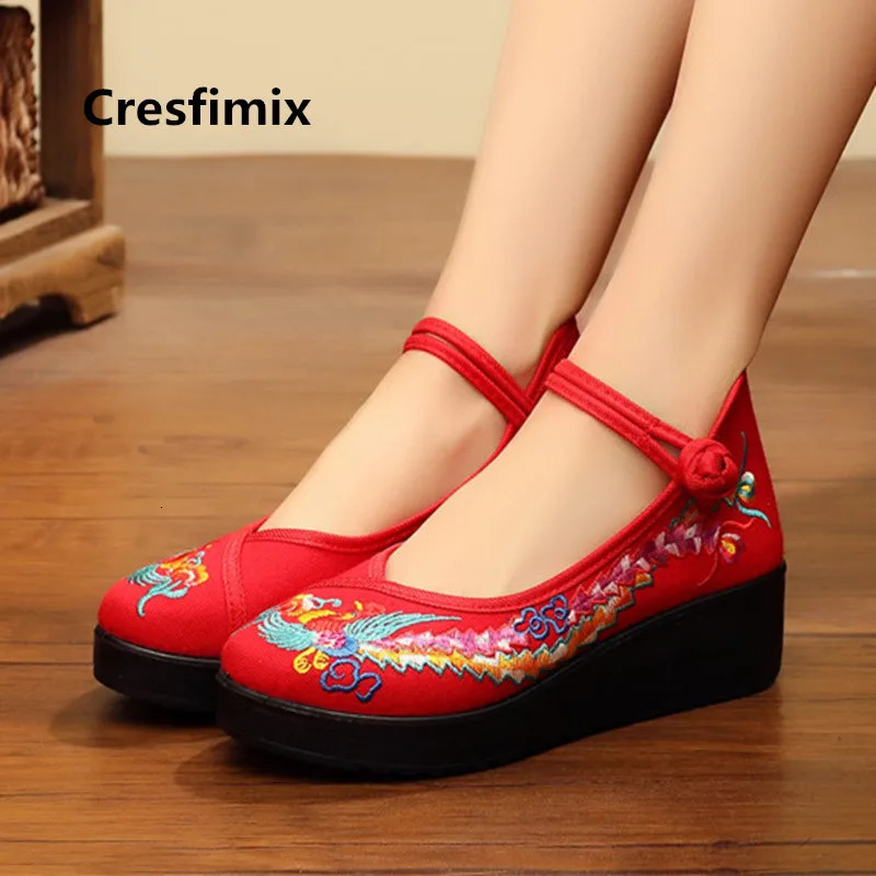 Cresfimix Zapatos de Mujer Womens Retro Comfortable Dance Shoes Womens Plus Size Embryo Flat Shoes Cute Shoes A3577 241111