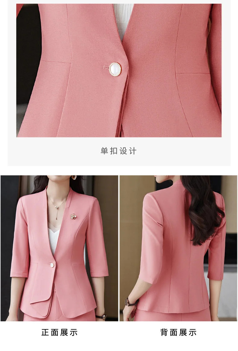 AIyssa mid sleeved womens jacket exquisite fashionable and elegant Spring and Summer 241111