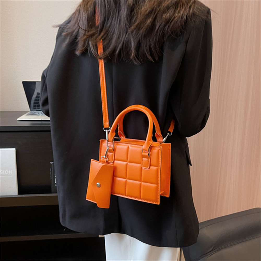 Ladies Shoulder Bag Women Handbags Female Zipper Messenger Bag Solid Color Handbag Girls Crossbody Bags with Small Purse