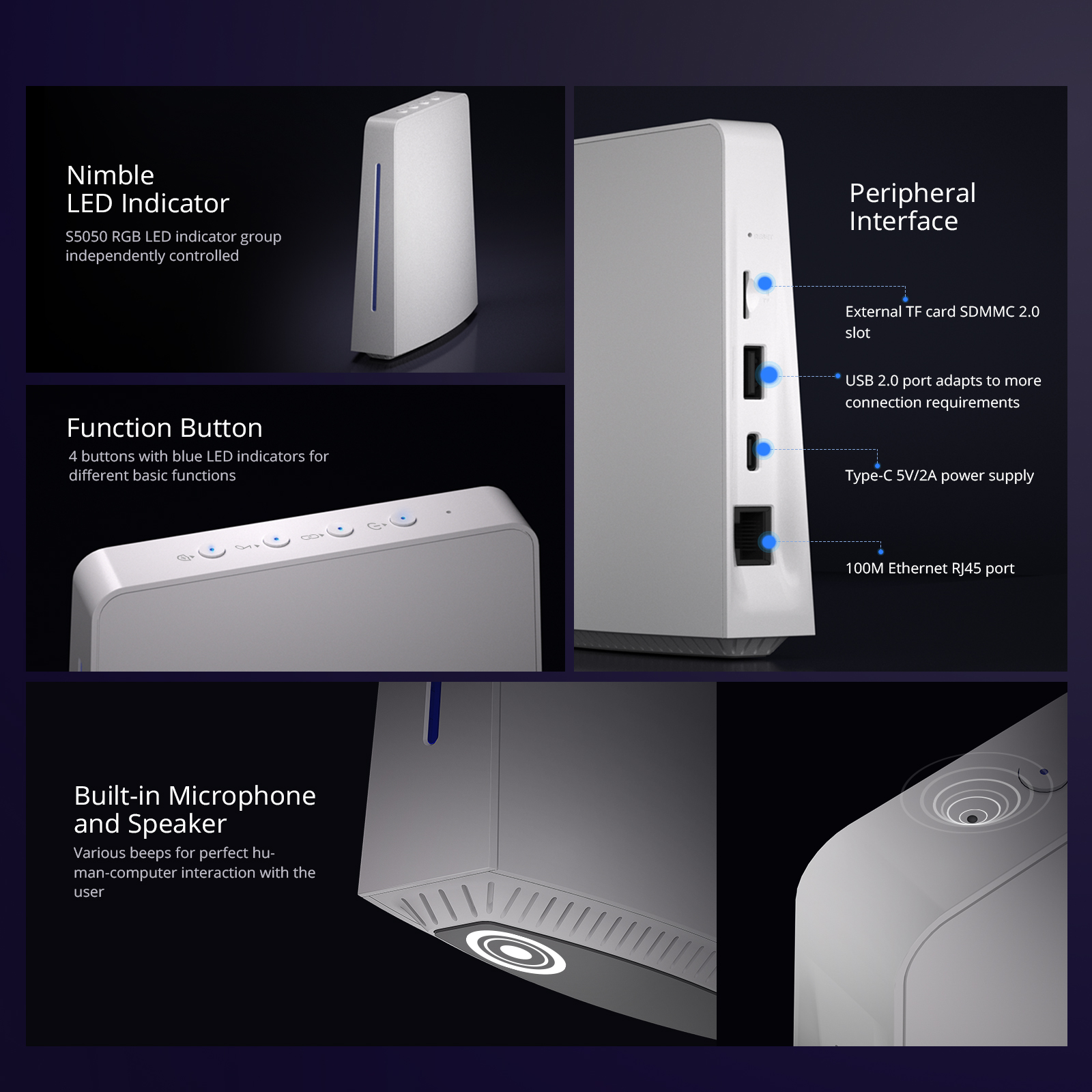 SONOFF iHost Smart Home Hub AIBridge 2GB/4GB Central Control Zigbee Gateway Local Data Storage Open API Power by eWeLink CUBE