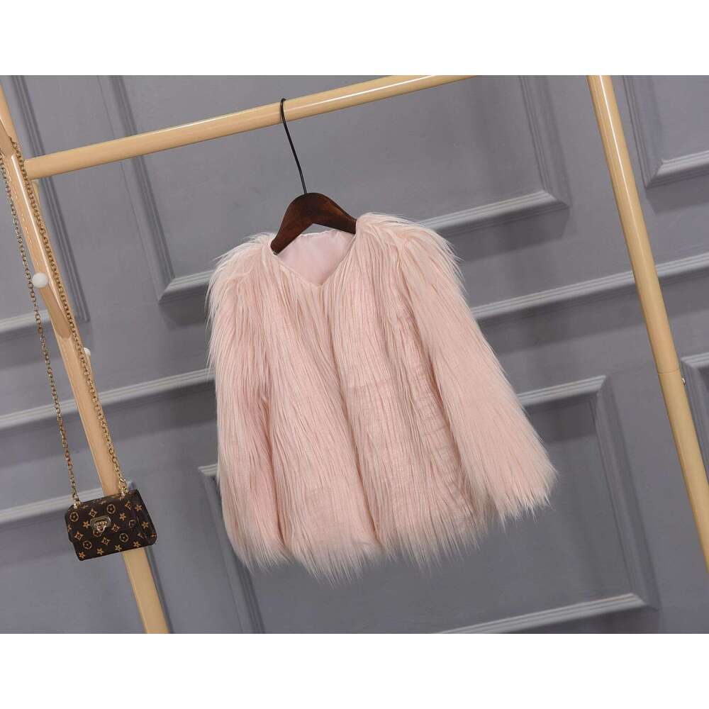 shanshi fur coat women Faux high-end and ladylike temperament faux fur fashionable coat street photography versatile coat