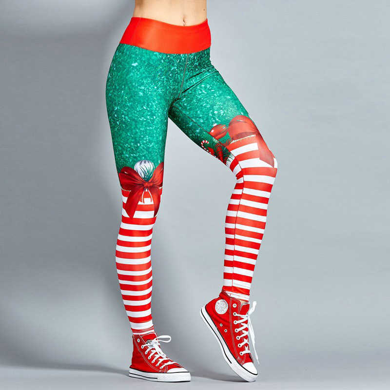 Women's Christmas printed clothing fitness pants Yoga Pants Leggings 241115