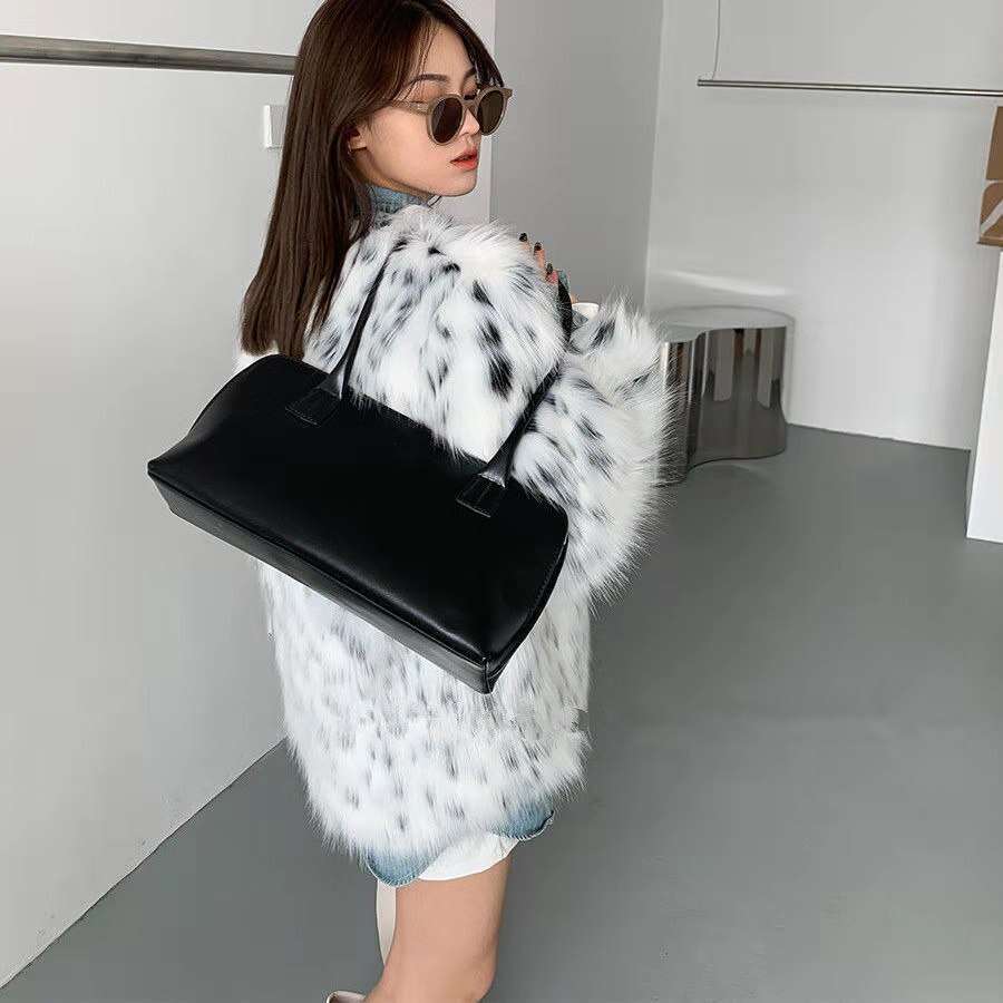 shanshi fur coat women New Korean version imitation fox spotted coat for women thick and warm fur coat plus size women's clothing