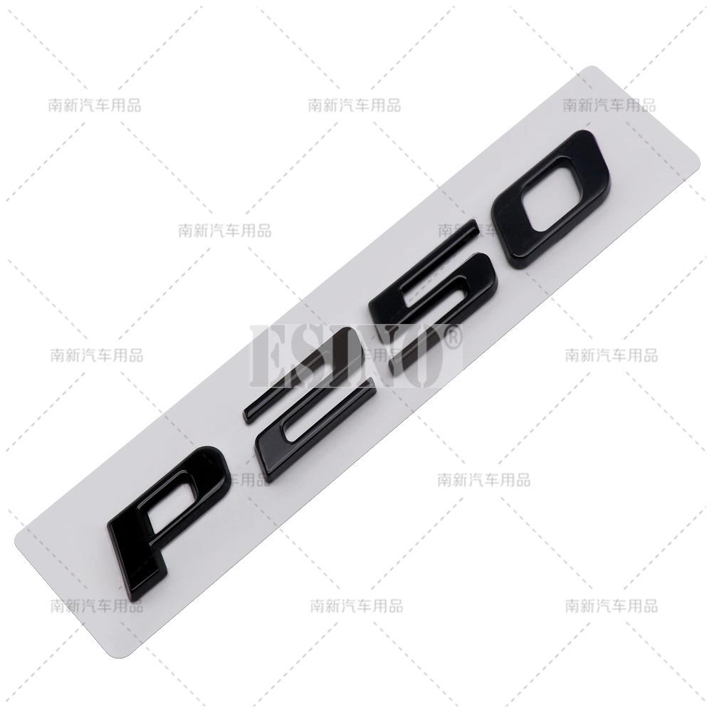 Styling P200 P250 P300 P350 3D ABS Chrome Emblem Car Badge Sticker Decal Auto Accessory for Jaguar XE XF XJ XJL F-pace