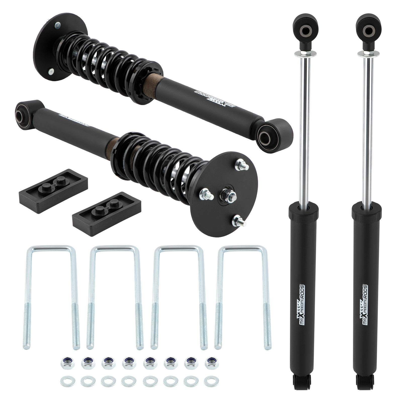 maXpeedingrods 2in Leveling Lift Kit Struts + Shock For Ford F150 4WD 2009-2013