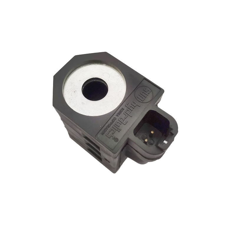 HYUNDAI Excavator R60/80/150/220/215/225-7 Pilot Safety Lock Solenoid Vae Coil Inner Diameter 13mm Height 52mm DC12V DC24V