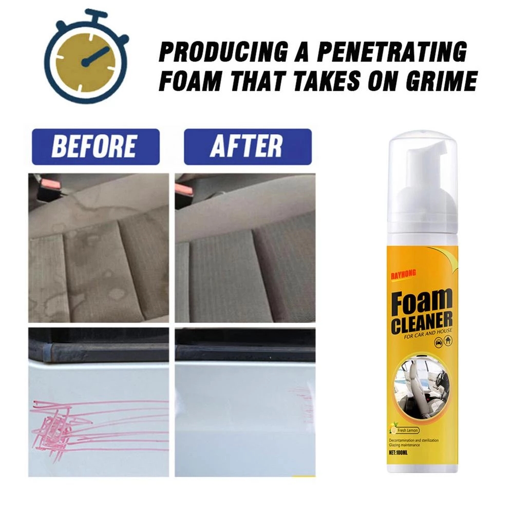 100/150/250ml Multi-purpose Anti-aging Automoive Car Interior Cleaner Cleaning Foam Spray
