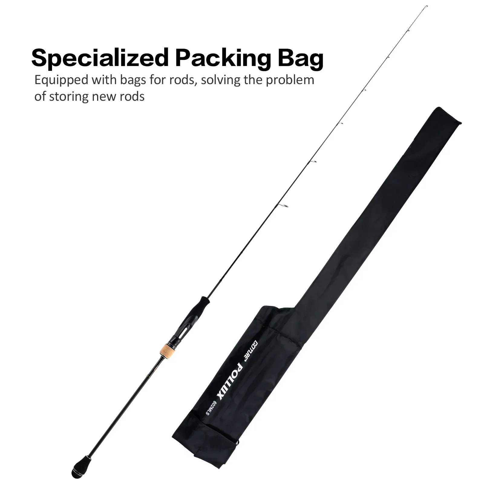 Goture POLLUX Slow Jigging Rod 1.83M/1.98M 6ft/6.6ft Spinning/Baitcasting 30T Fuji Ring Sea Fishing Boat Fishing Rod ML/M/MH