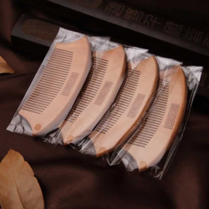 High quality massage wood comb bamboo hair comb natural anti-static hair brush hair care comb mens hair brush styling tool W241112