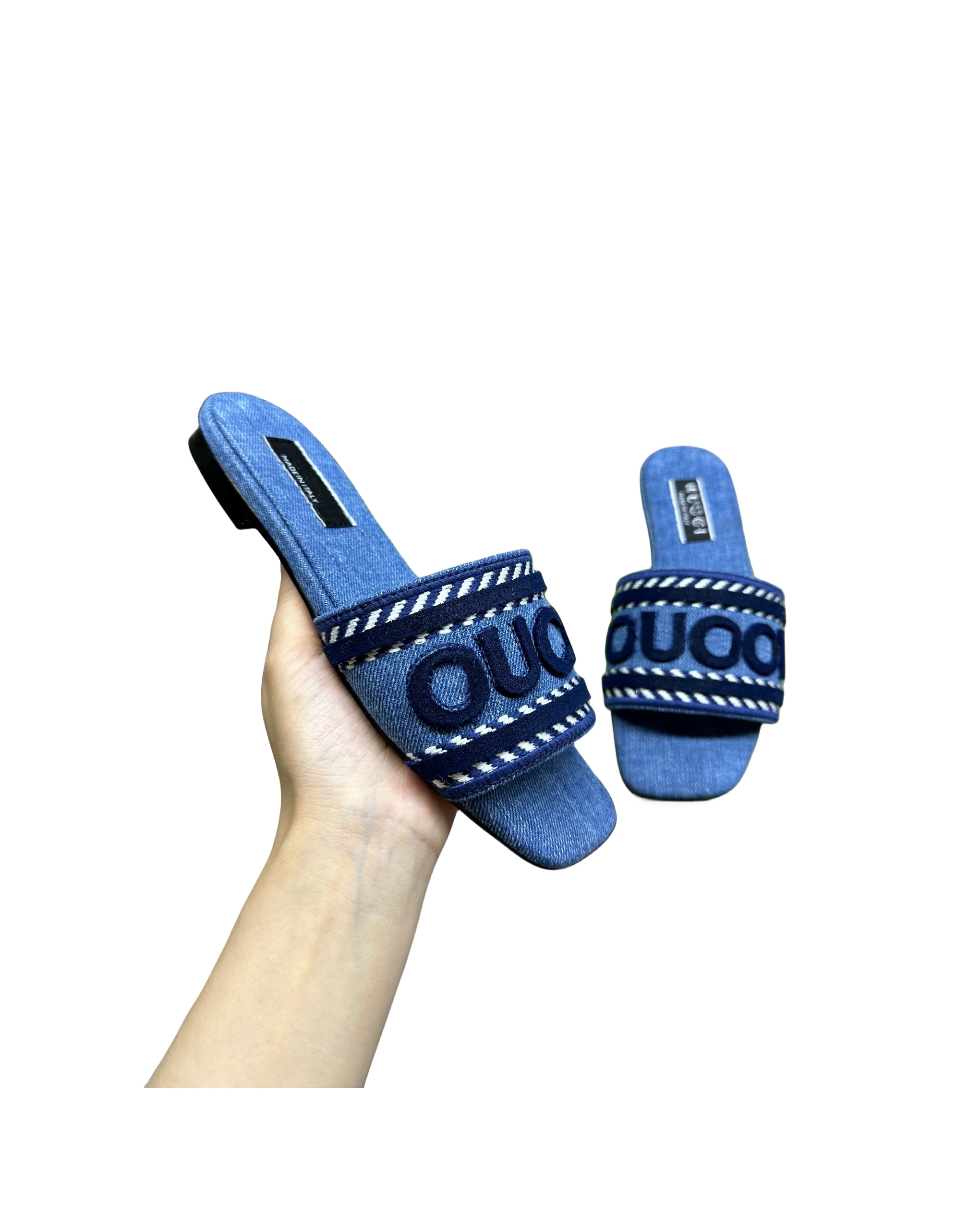 2024 Luxury Designer Women rubber sole Flop Flip Flat Sandal Slippers cutout leather slides Flats Outdoor Beach Slip On Slides Casual Flips Flops