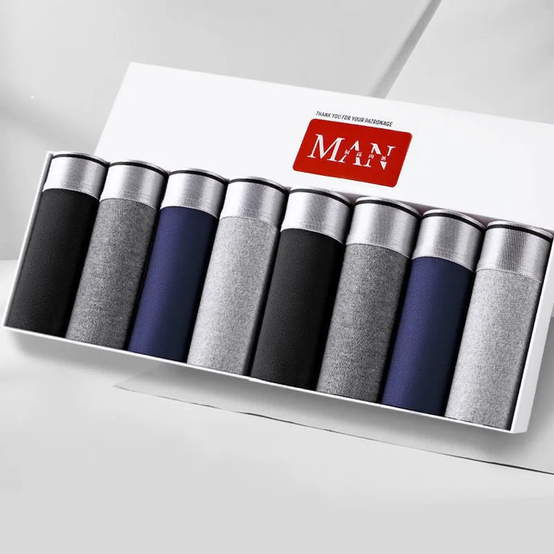 Boxer Male Underwear Mens Underwear Breathable and Sexy Boxer Solid Underwear Comfortable Plus Size Boxer Horses Lot L-5XL 241112