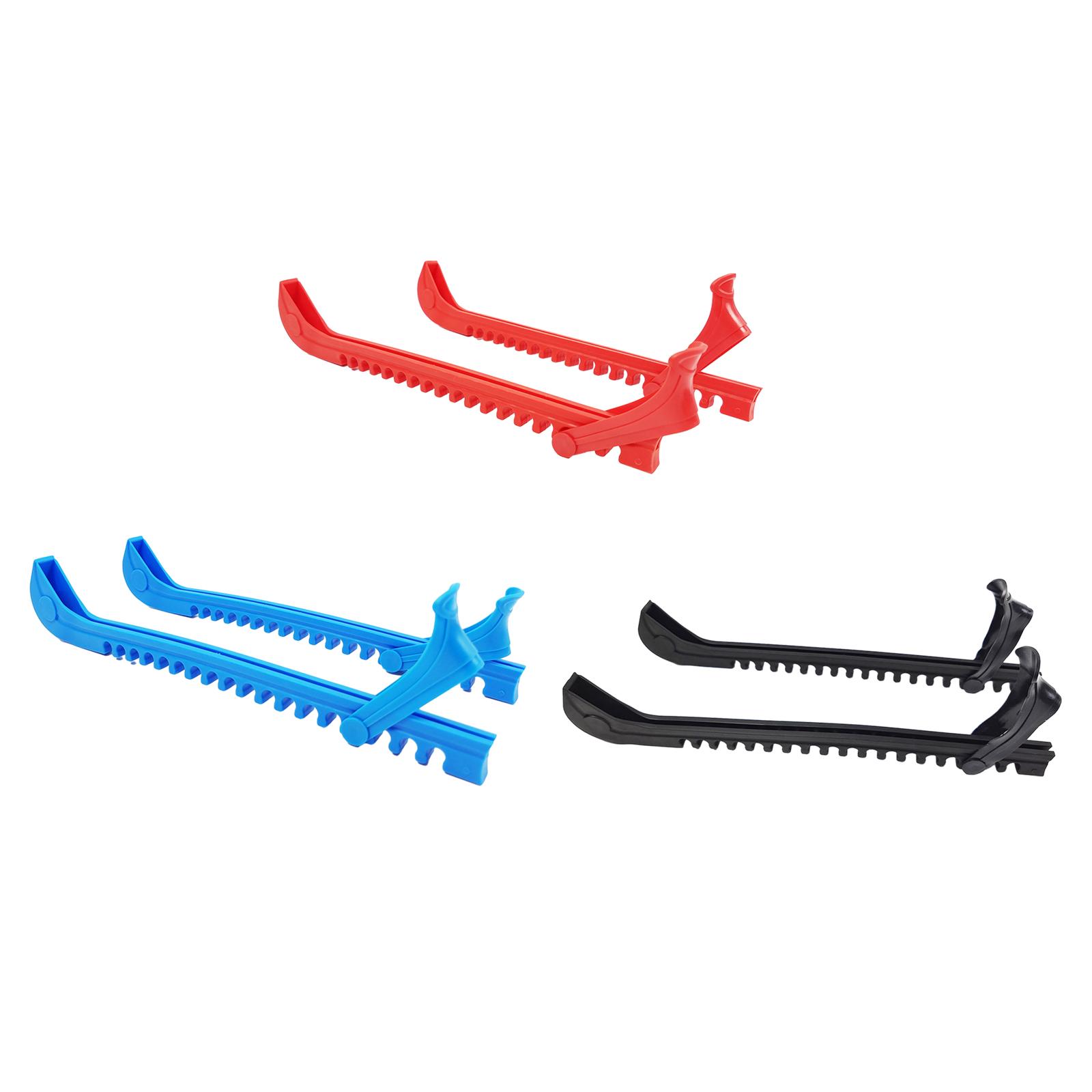 2x Ice Skate Guards Hockey Accessories Soft Adjustable Buckle Ice Figure Skating Skates Boots Accessories Ice Skating Protector