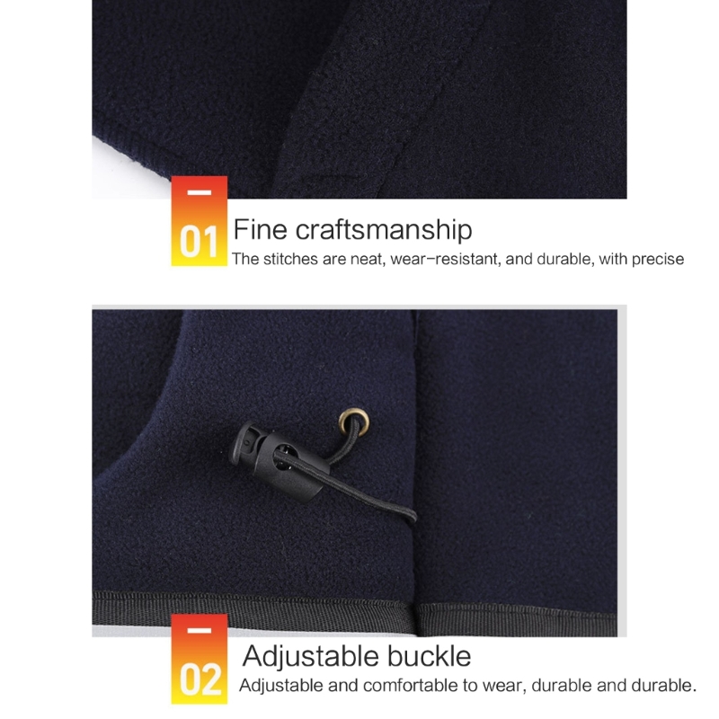 Reflective Balaclava Cap for Women Men Outdoor Sport Winter Cycling Hat with Neck Cover Universal Windproof Headdress