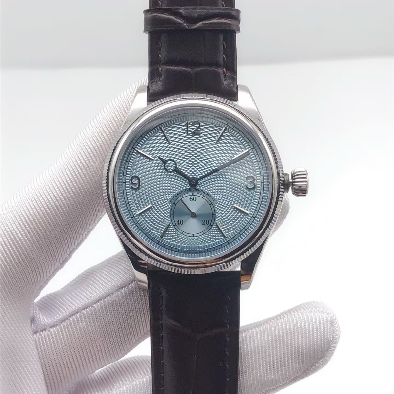 mens Cellini Automatic mechanical movement pilot watch all dial work chronometre wristwatches leather strap stainless steel case