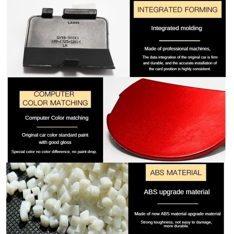 Front Rear Bumper Towing Hook Cover For Mazda 6 Atenza Sedan 2017 2018 2019 ABS Tow Hauling Eye Trailer Cap Car Accessorie abe52 5 6504e