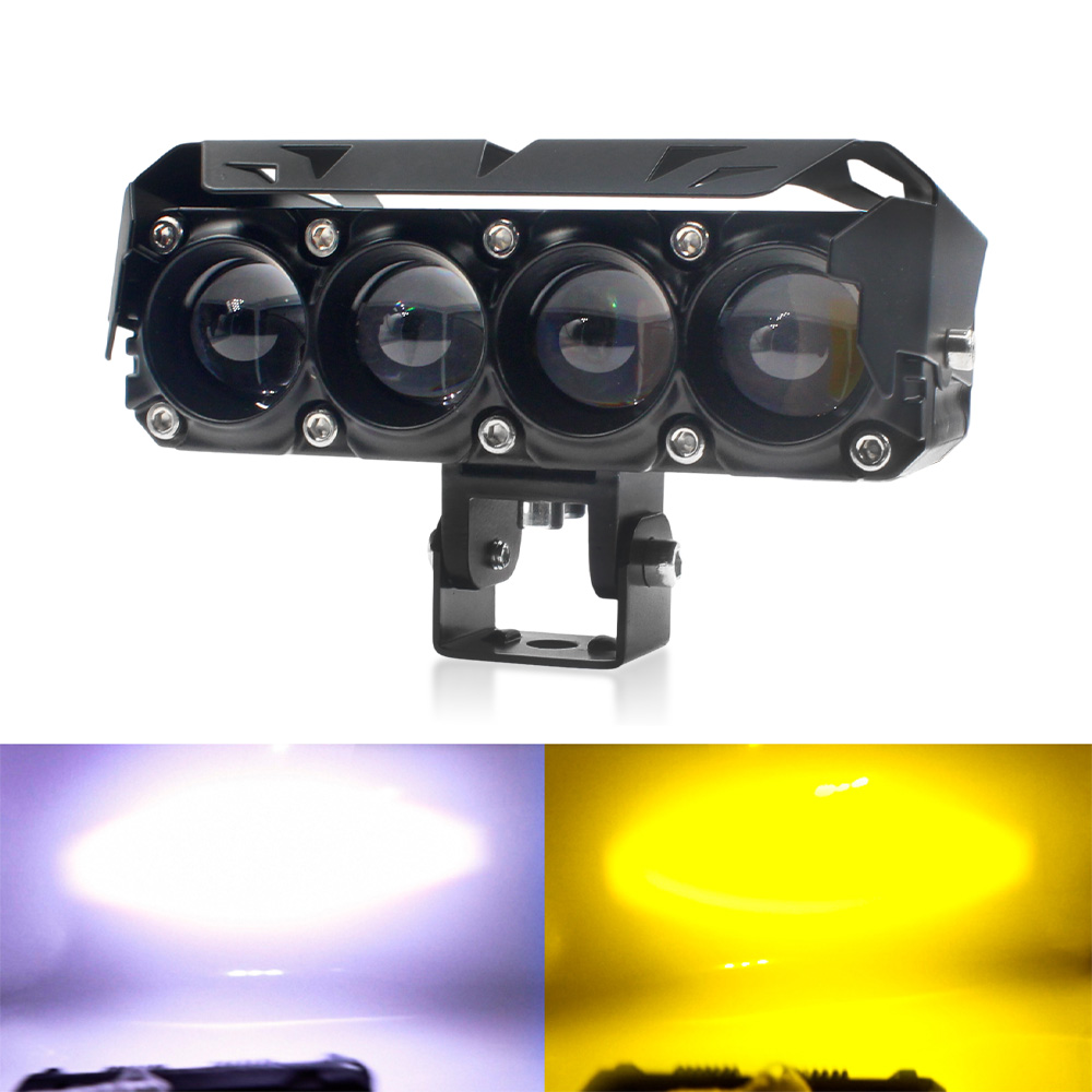 2PCS Motorcycles Working Spot Light Motorcycle Headlights Headlamp Spotlights Fog Head Light LED Car Accessory 2f274