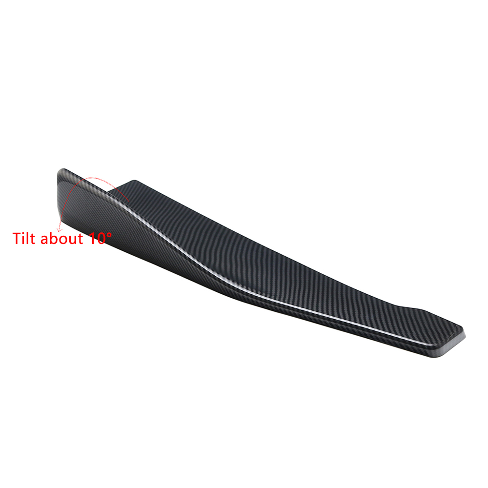Universal Spoiler Car Rear Bumper Lip Angle Splitters Splitter Scratch Protector Winglets Side Skirt Extension