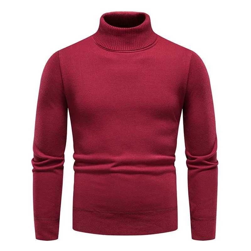 Turtleneck suede retro mens sweater streetwear solid color floral jersey Hombre Korean unisex sweater jumper knit top W2411111